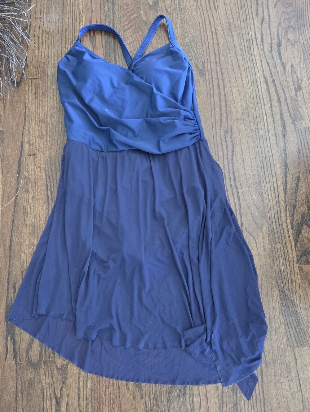 Womens Carol Wior One Piece Bathing Suit Dress Size 18W